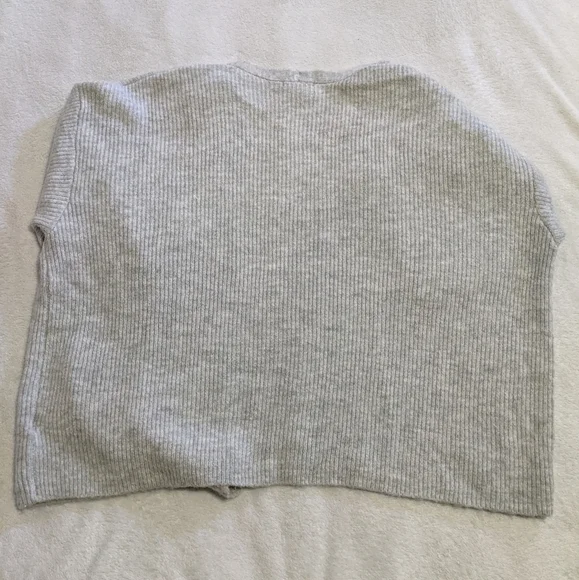 H&M Size M/L (10-16) Grey soft open cardigan/ knit kimono - Picture 4 of 4